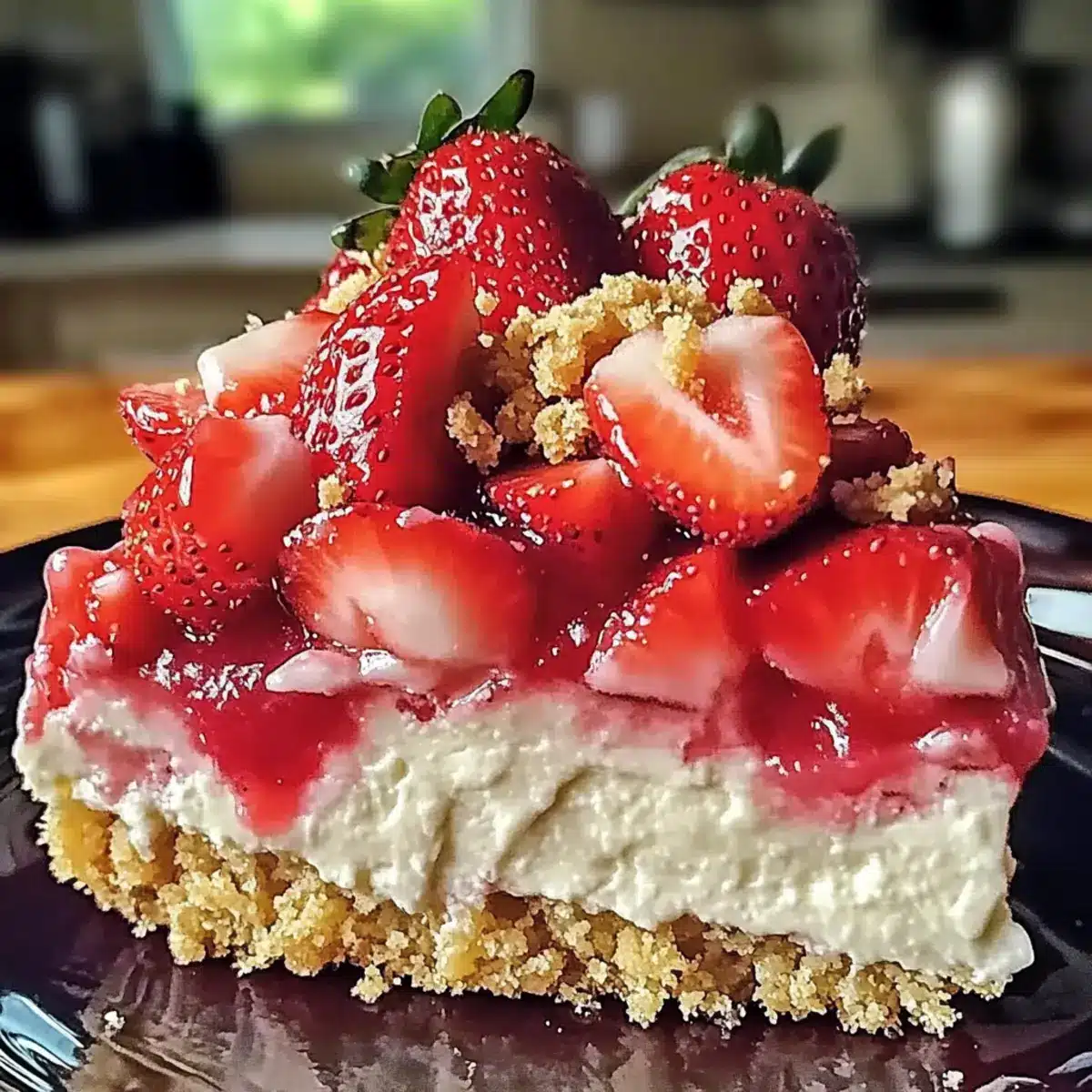 Easter Strawberry Cheesecake Dump Cake