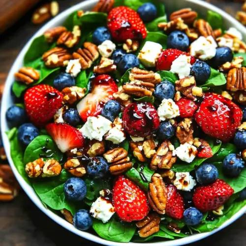 Strawberry Spinach Salad