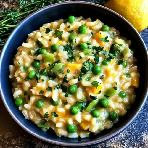 Crockpot Spring Vegetable Risotto