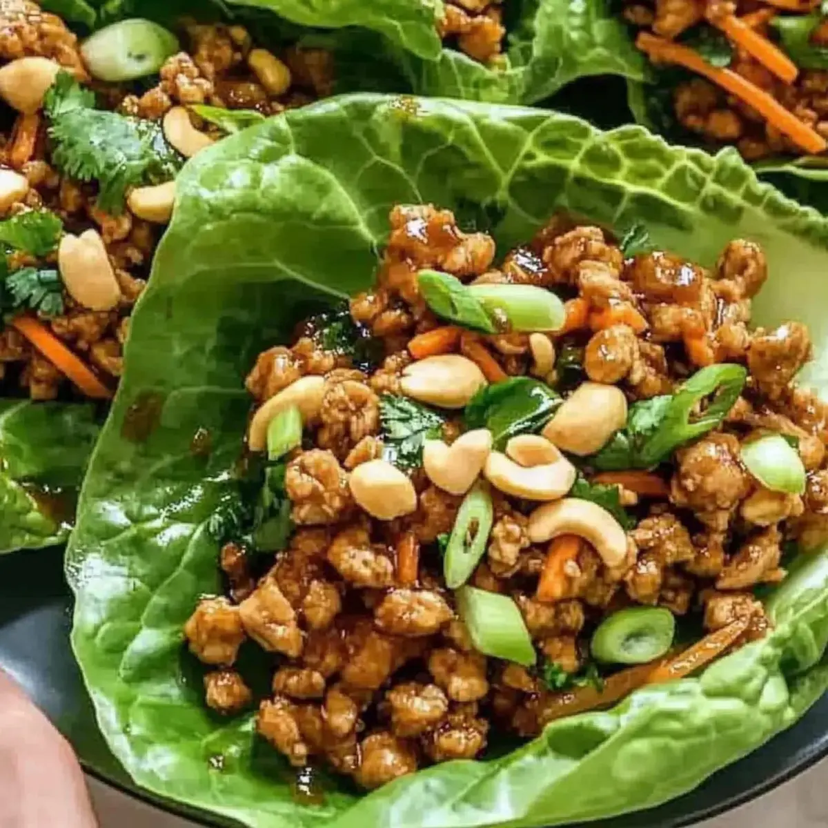 Thai Chicken Lettuce Wraps