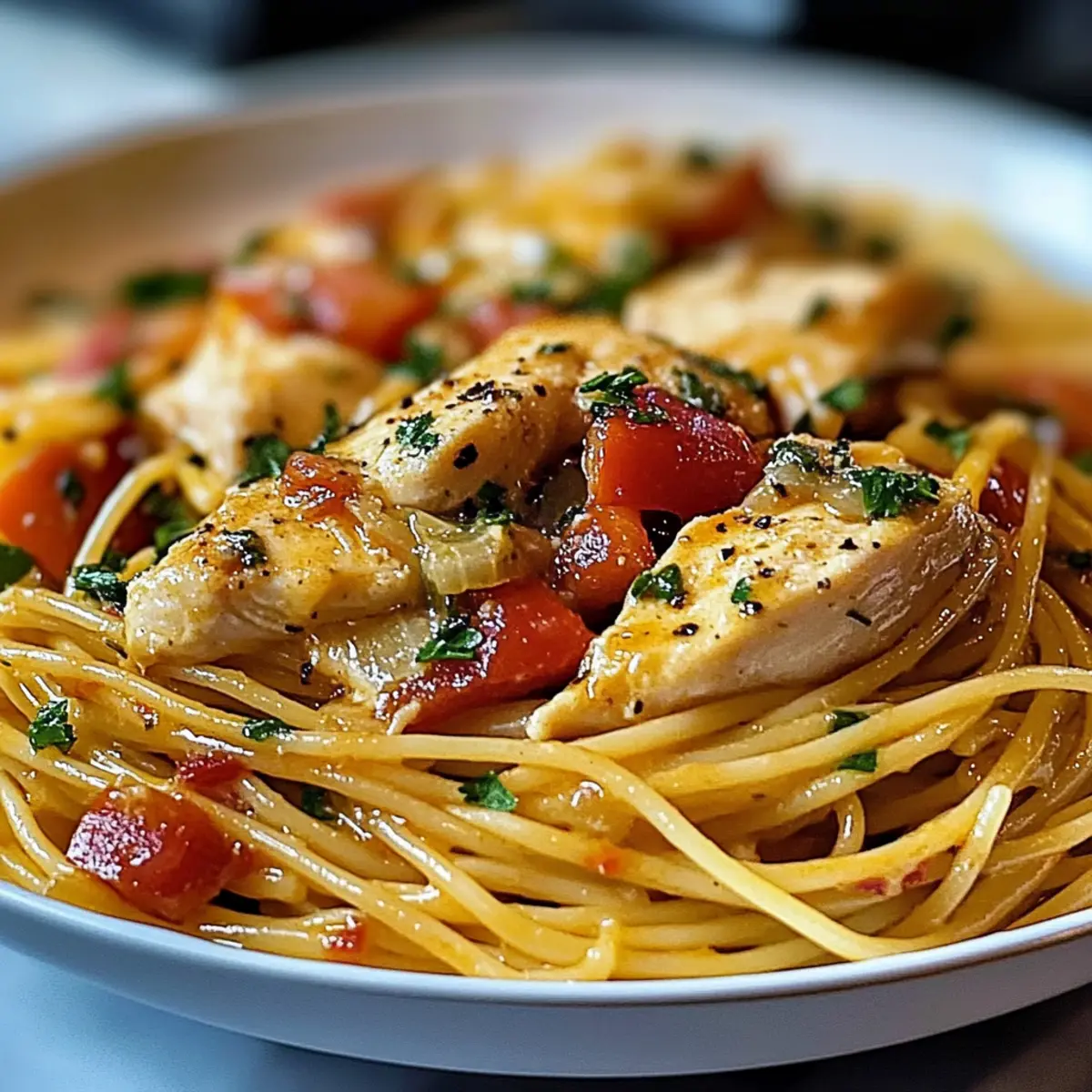 Monterey Chicken Spaghetti