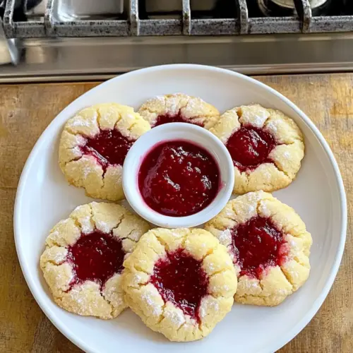 Lemon Cookies with Raspberry Curd