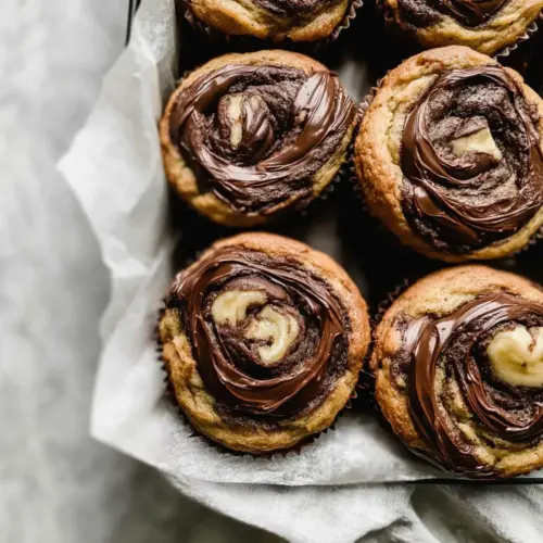 Banana Nutella Muffins