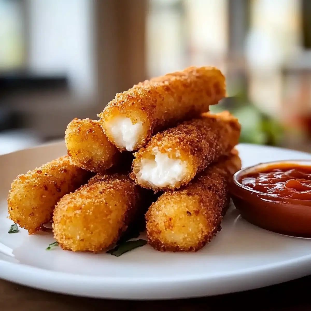 Healthy Mozzarella Sticks Recipe Crispy, Cheesy & Easy
