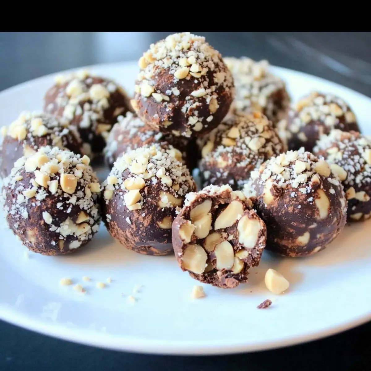 Chocolate Chickpea Truffles