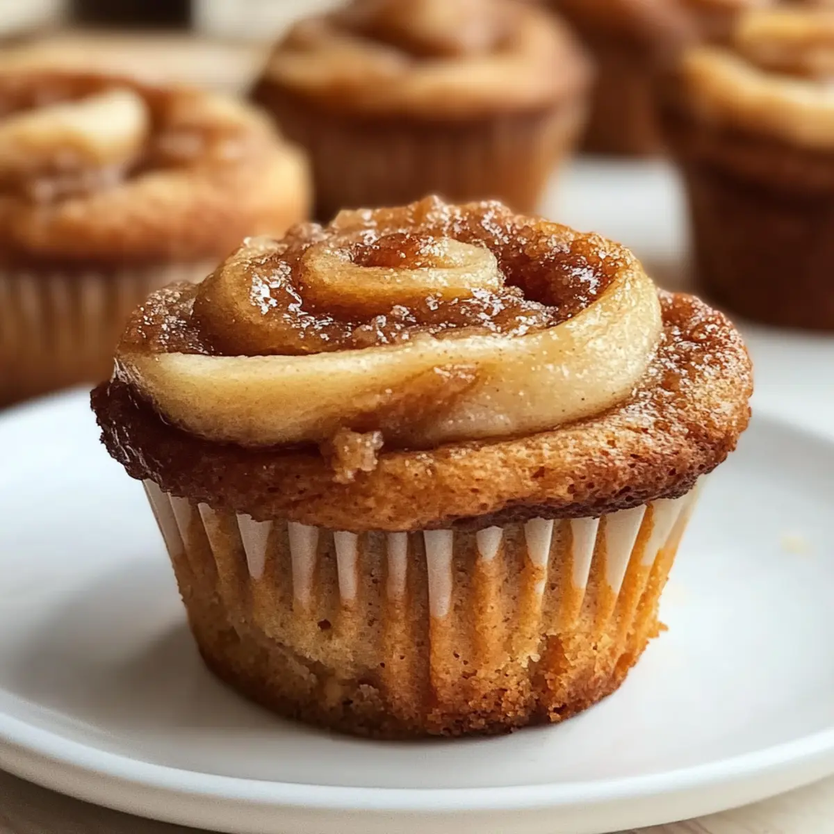 Apple Butter Swirl Muffins