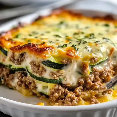 Ground Turkey Zucchini Casserole