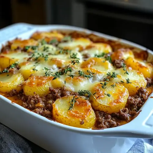 Hamburger Potato Casserole