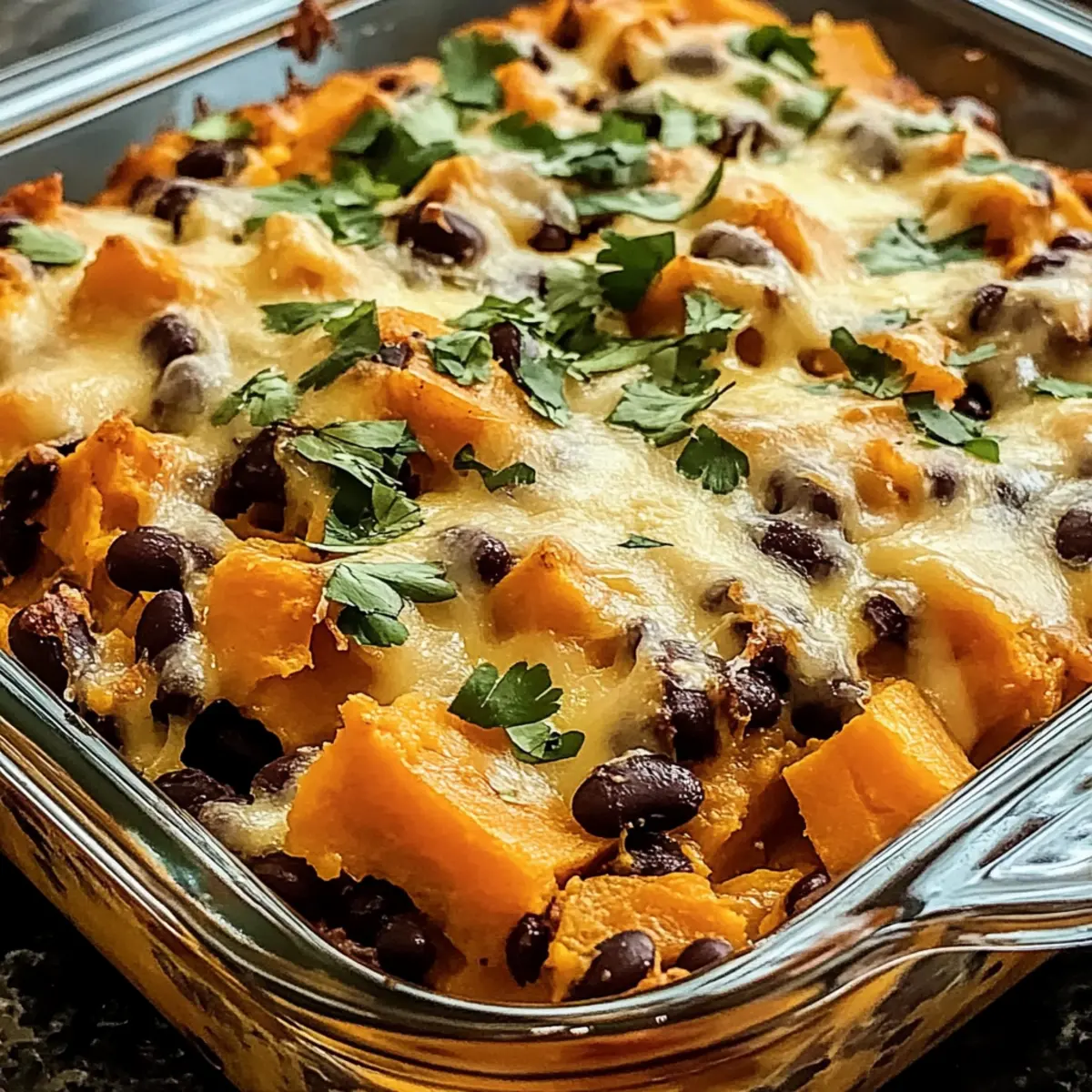 Sweet Potato and Black Bean Casserole