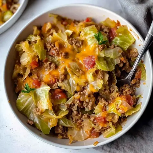Low Carb Unstuffed Cabbage Casserole
