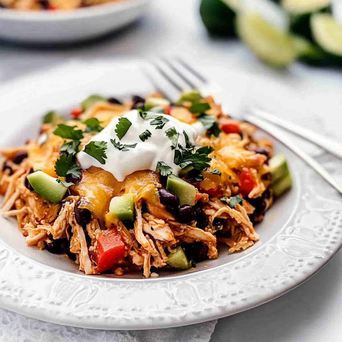 Chicken Burrito Casserole