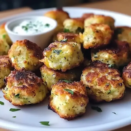 Crispy Greek Zucchini Tots