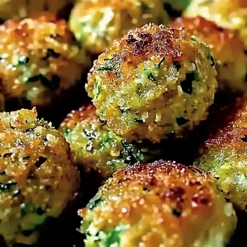 Crispy Garlic Zucchini Balls
