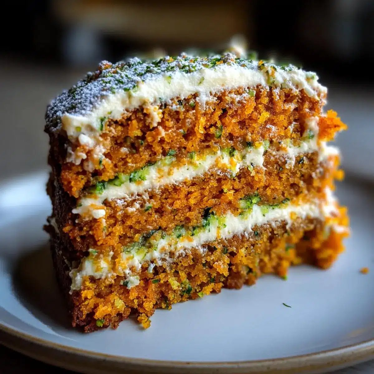Spiced Zucchini Sweet Potato Cake