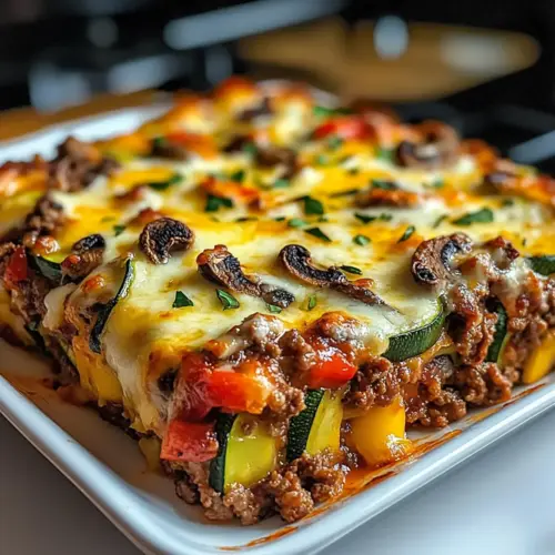 Zucchini Pizza Casserole