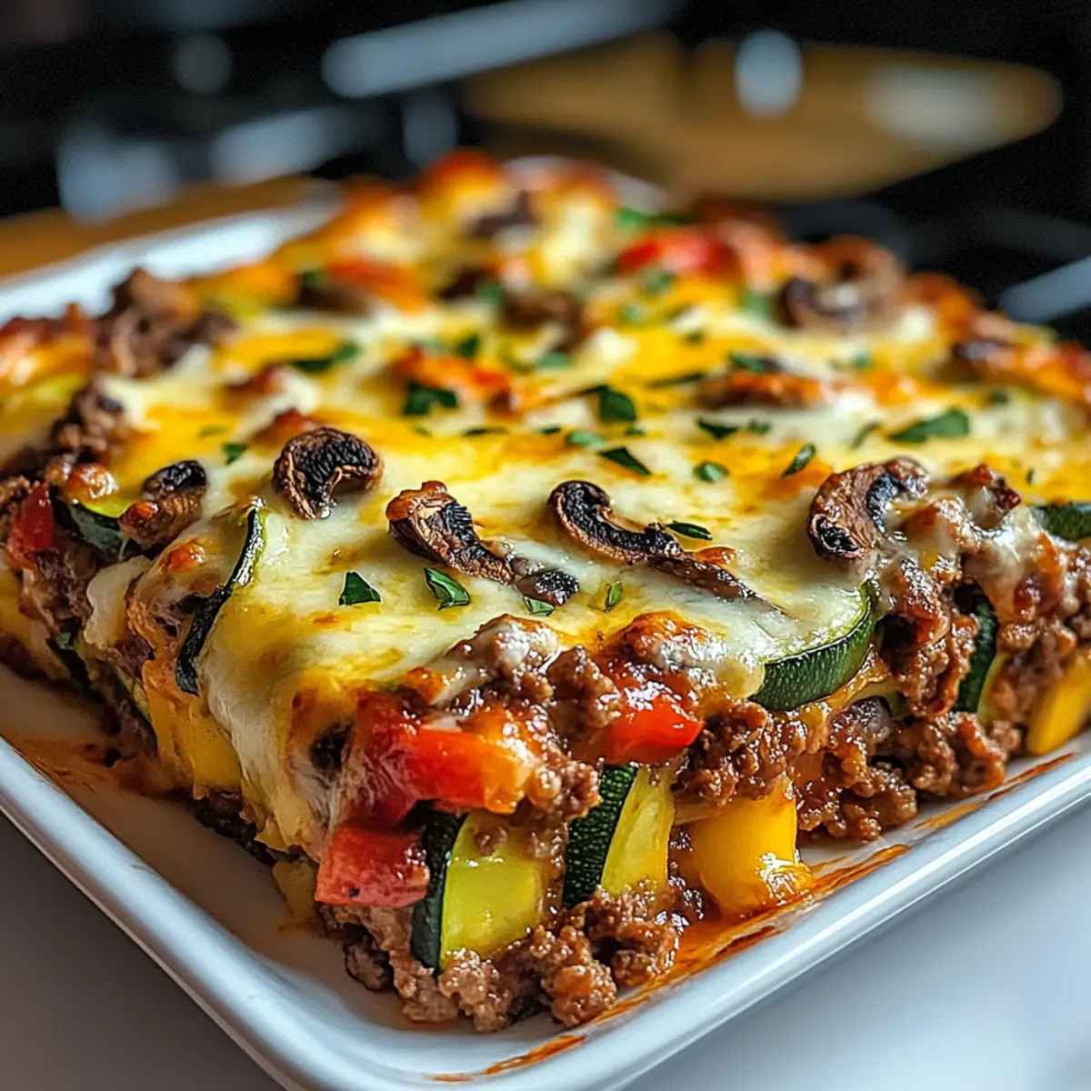 Zucchini Pizza Casserole