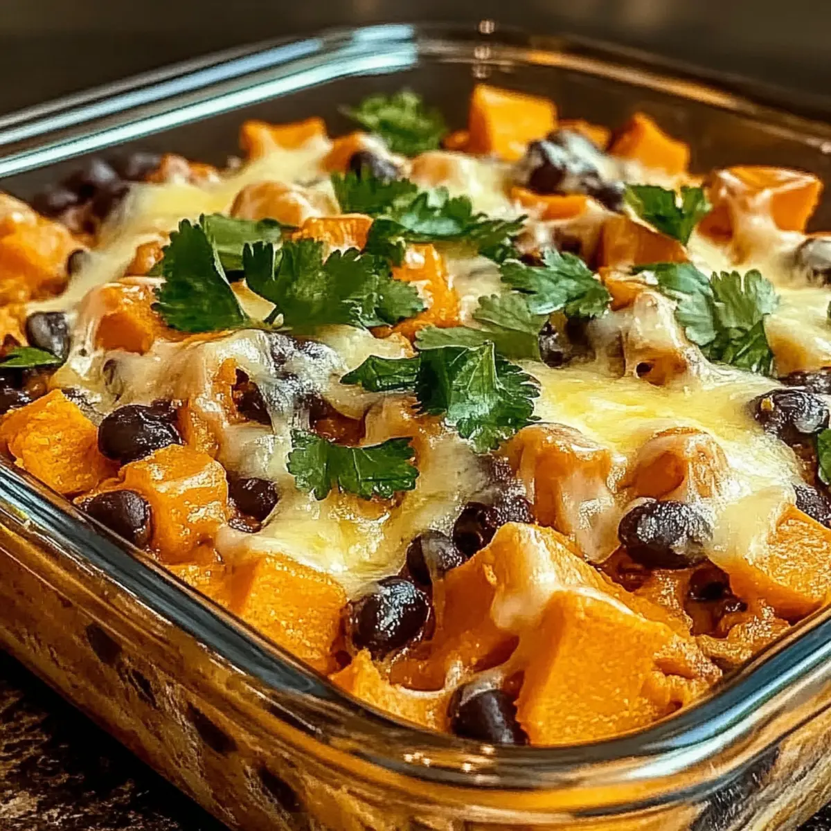 Sweet Potato and Black Bean Casserole