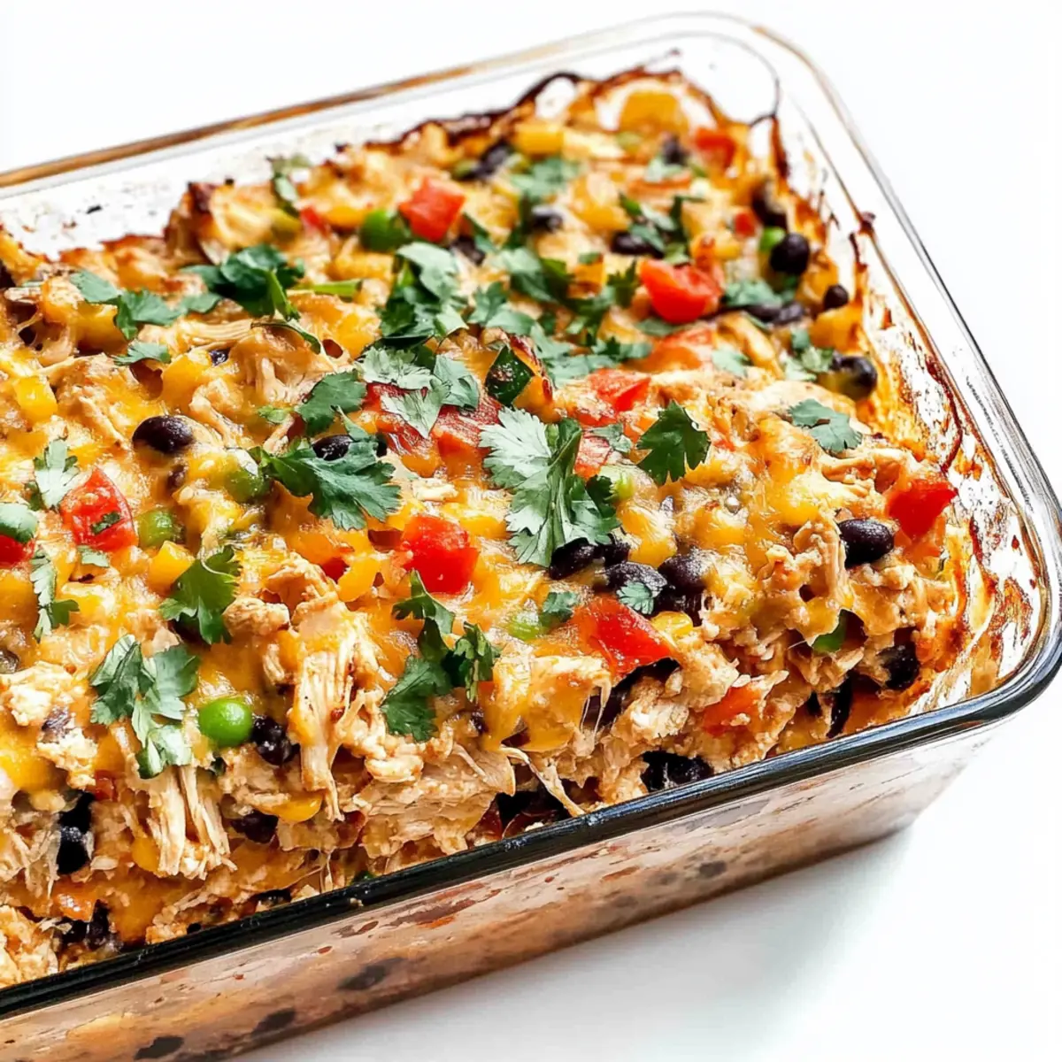 Chicken Burrito Casserole