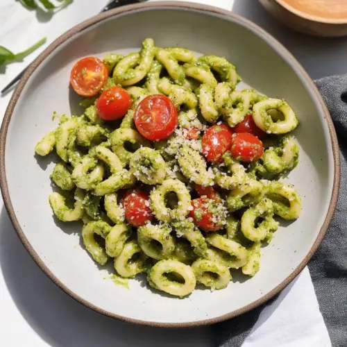 Vegan Avocado Pesto Pasta