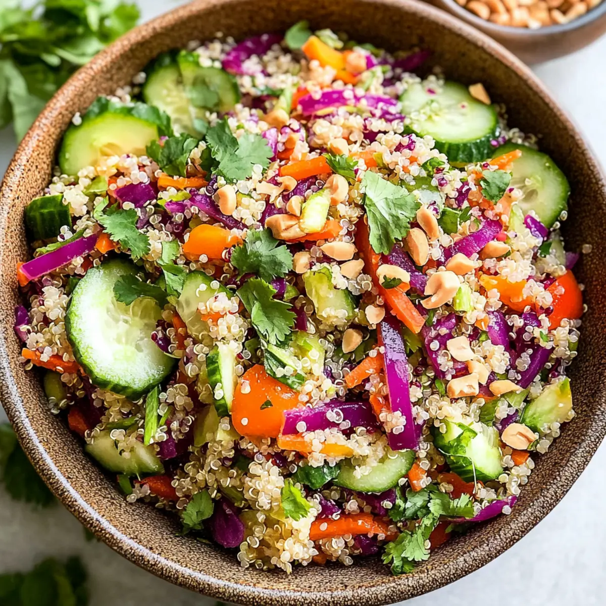 Crunchy Thai Quinoa Salad