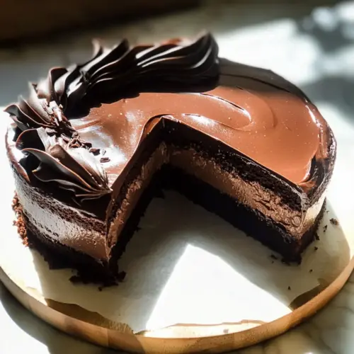 Vegan Chocolate Mousse Cake