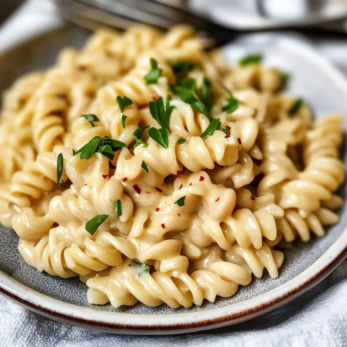 Creamy White Bean Pasta