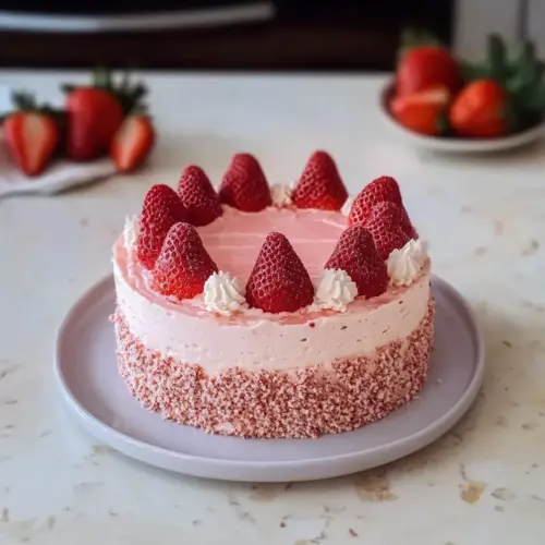 Strawberry Double Fromage Cheesecake