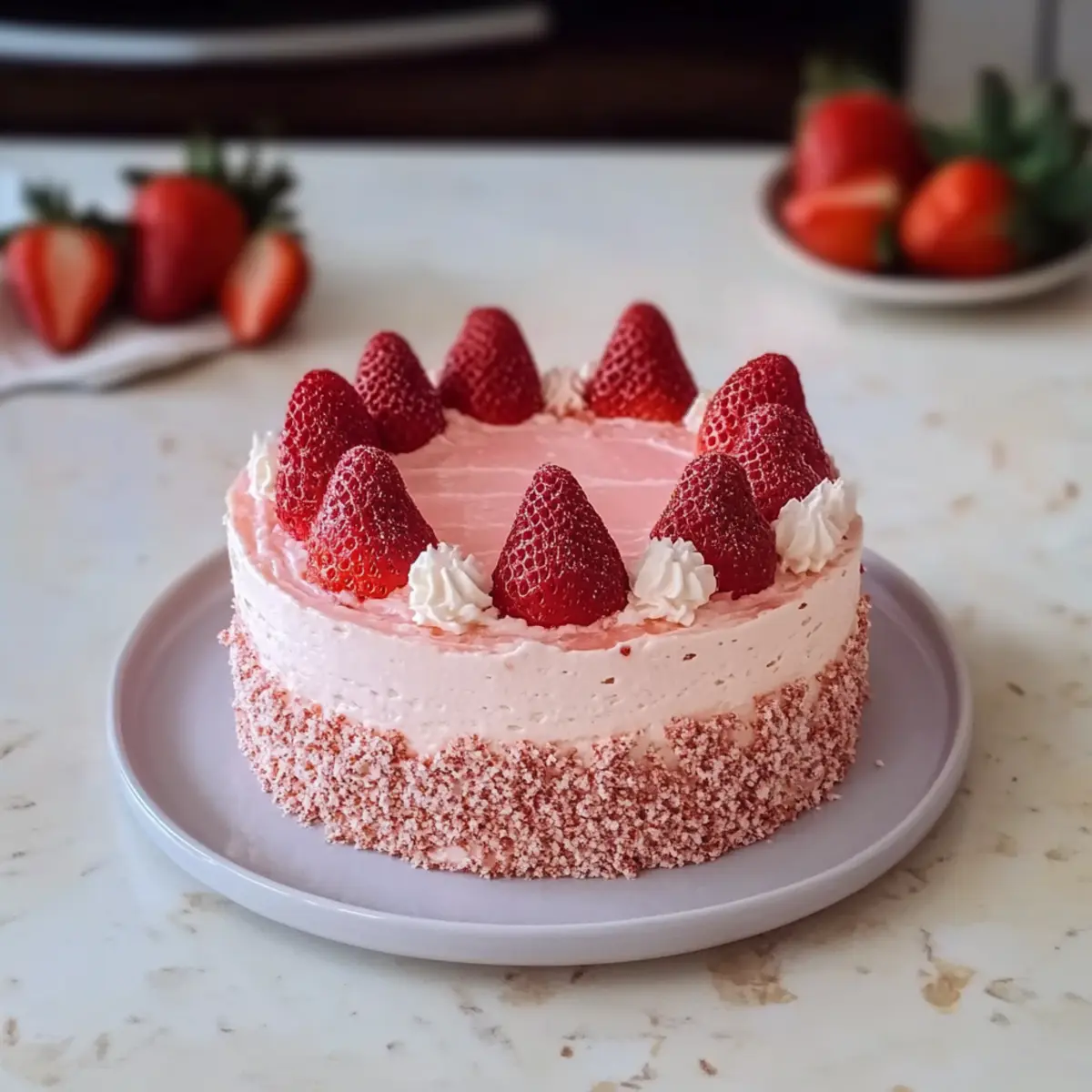 Strawberry Double Fromage Cheesecake
