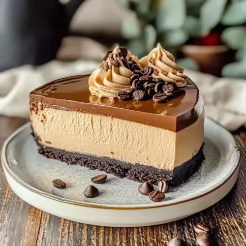 Decadent Coffee Cheesecake
