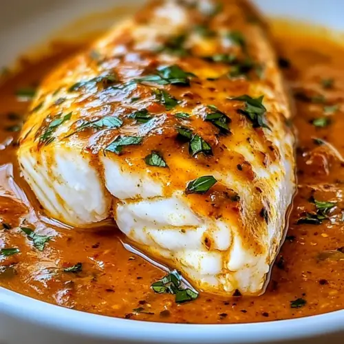 Tilapia in Roasted Pepper Sauce