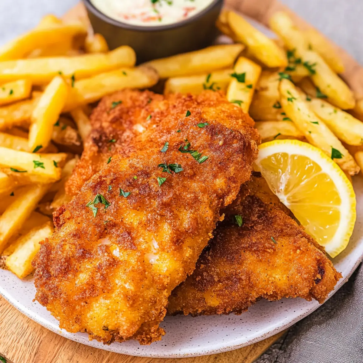 Air Fryer Fish and Chips