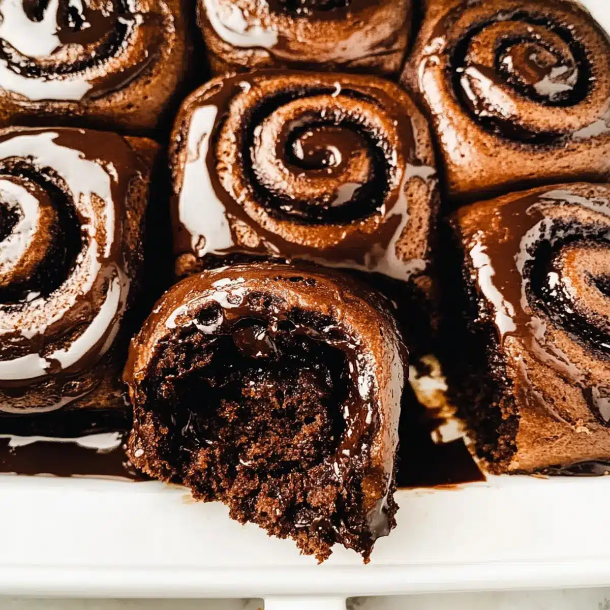 Chocolate Cinnamon Rolls