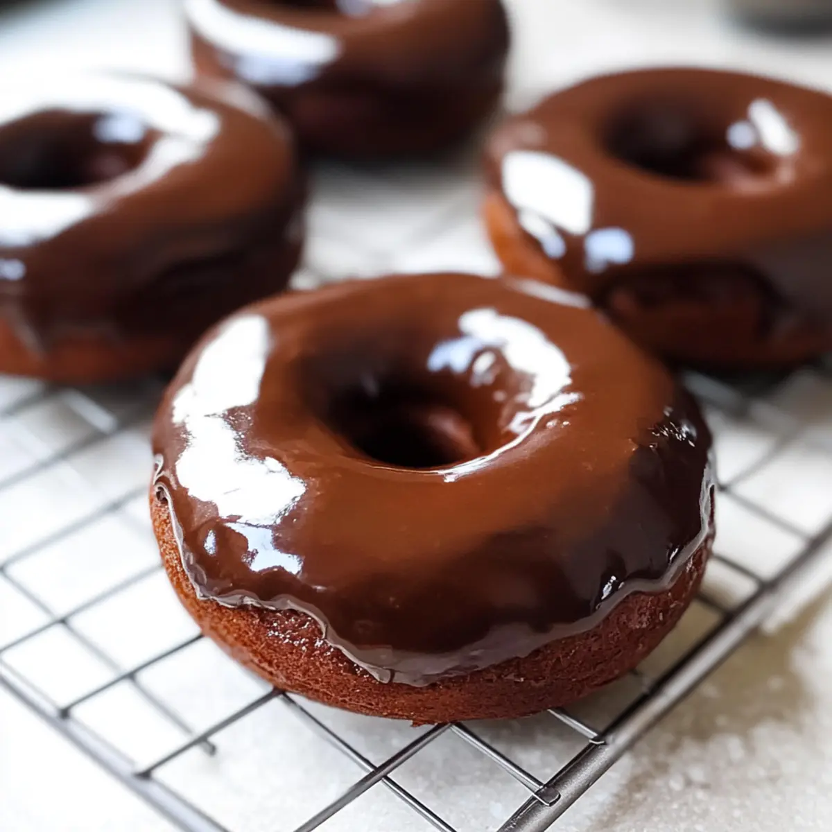 Baked Chocolate Donuts