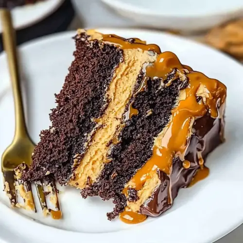 Chocolate Snickers Cake