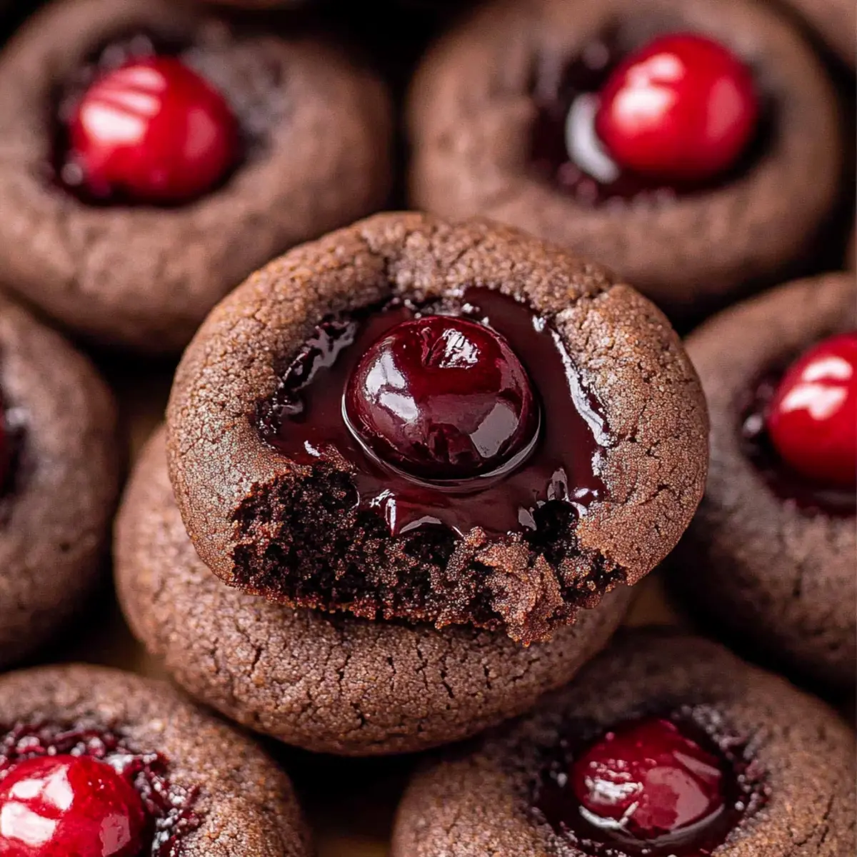 Chocolate Cherry Cookies