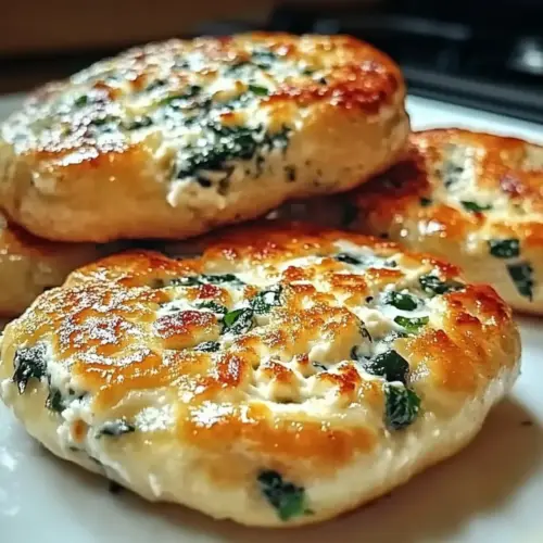 Spinach Cottage Cheese Flat Bagels