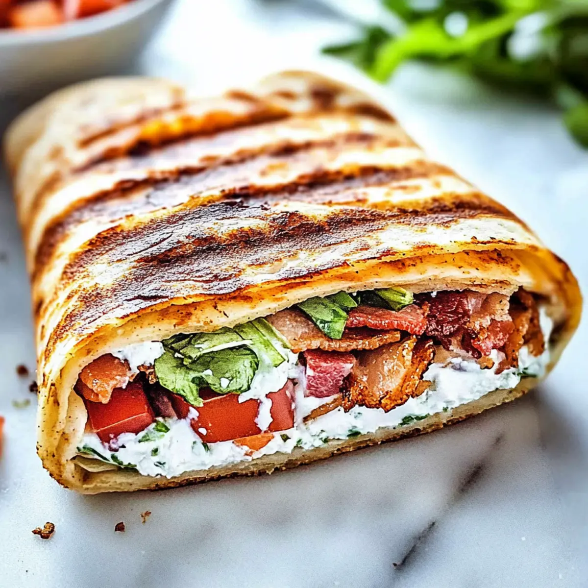 Cottage Cheese Wraps