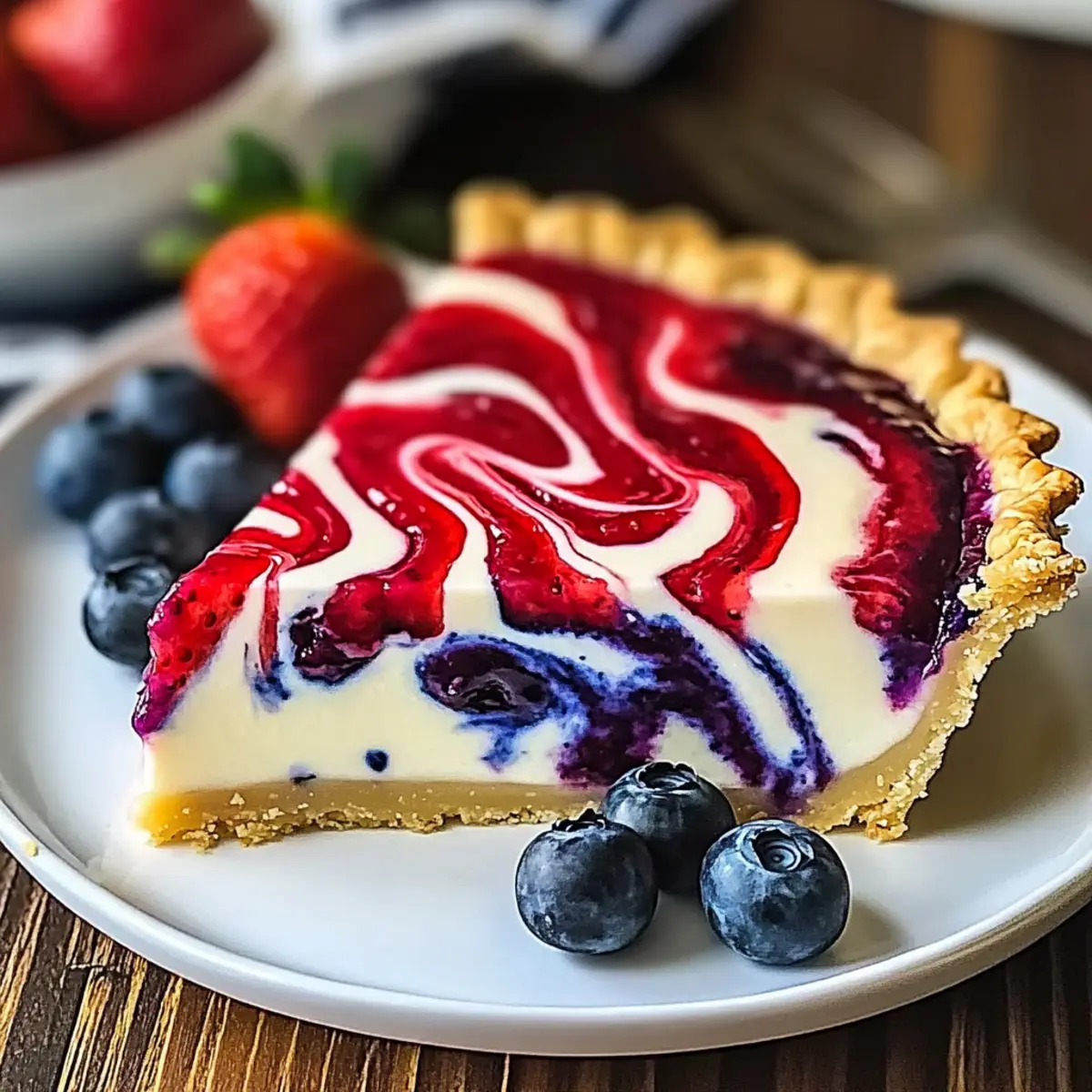 4th of July Swirl Pie