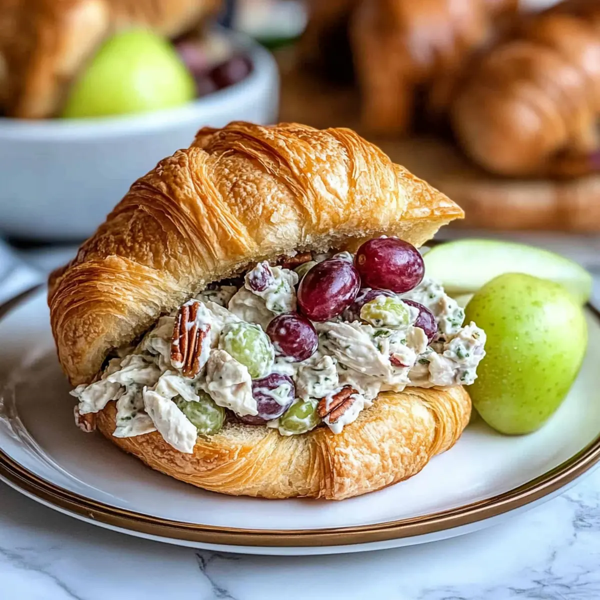 Chicken Salad Croissant Sandwiches