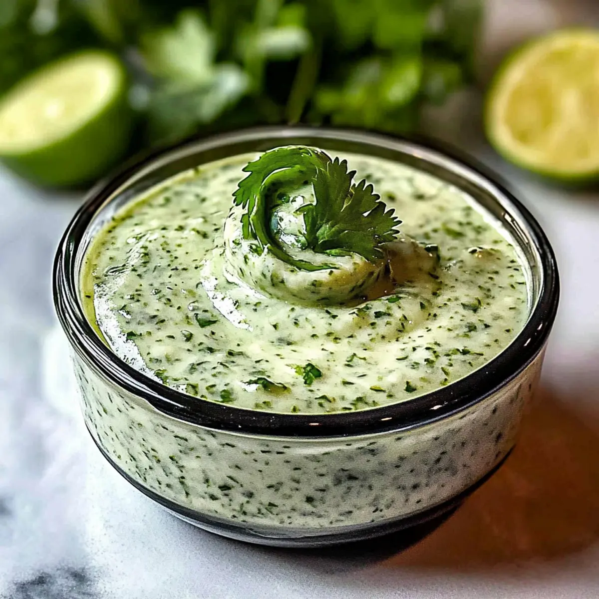 Creamy Cilantro Garlic Sauce