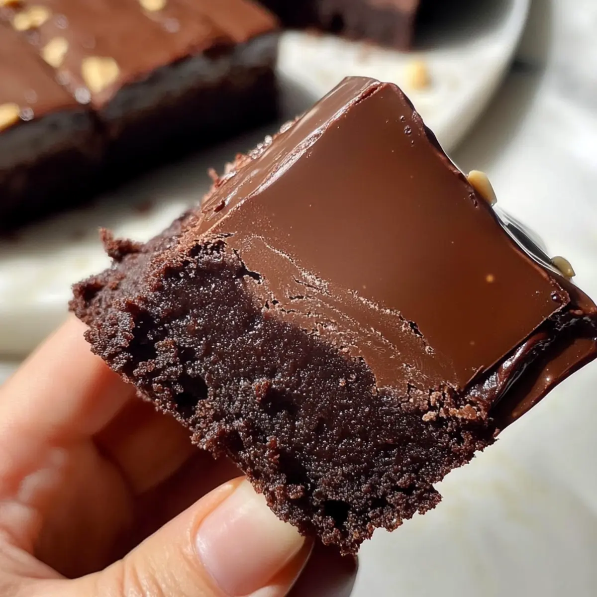 Chocolate Ganache Gooey Brownies