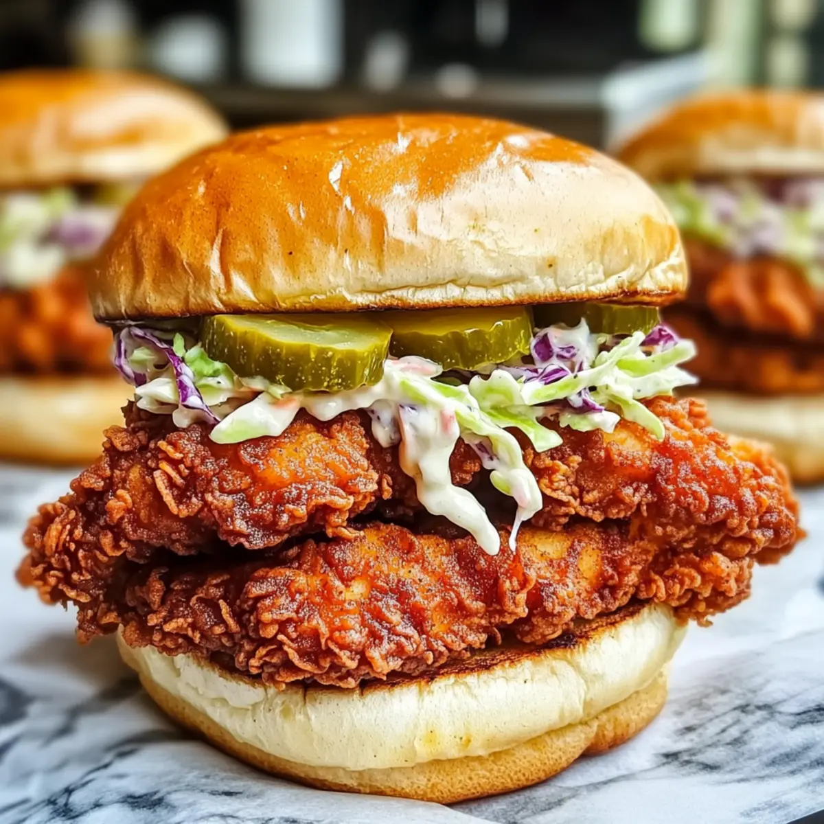 Nashville Hot Chicken Sandwiches