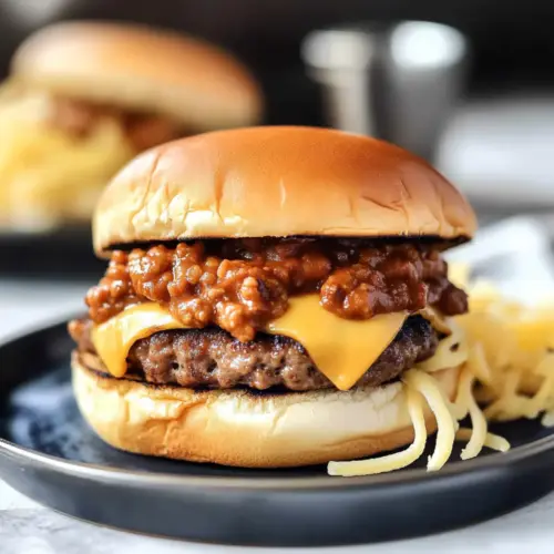 Chili Cheeseburgers