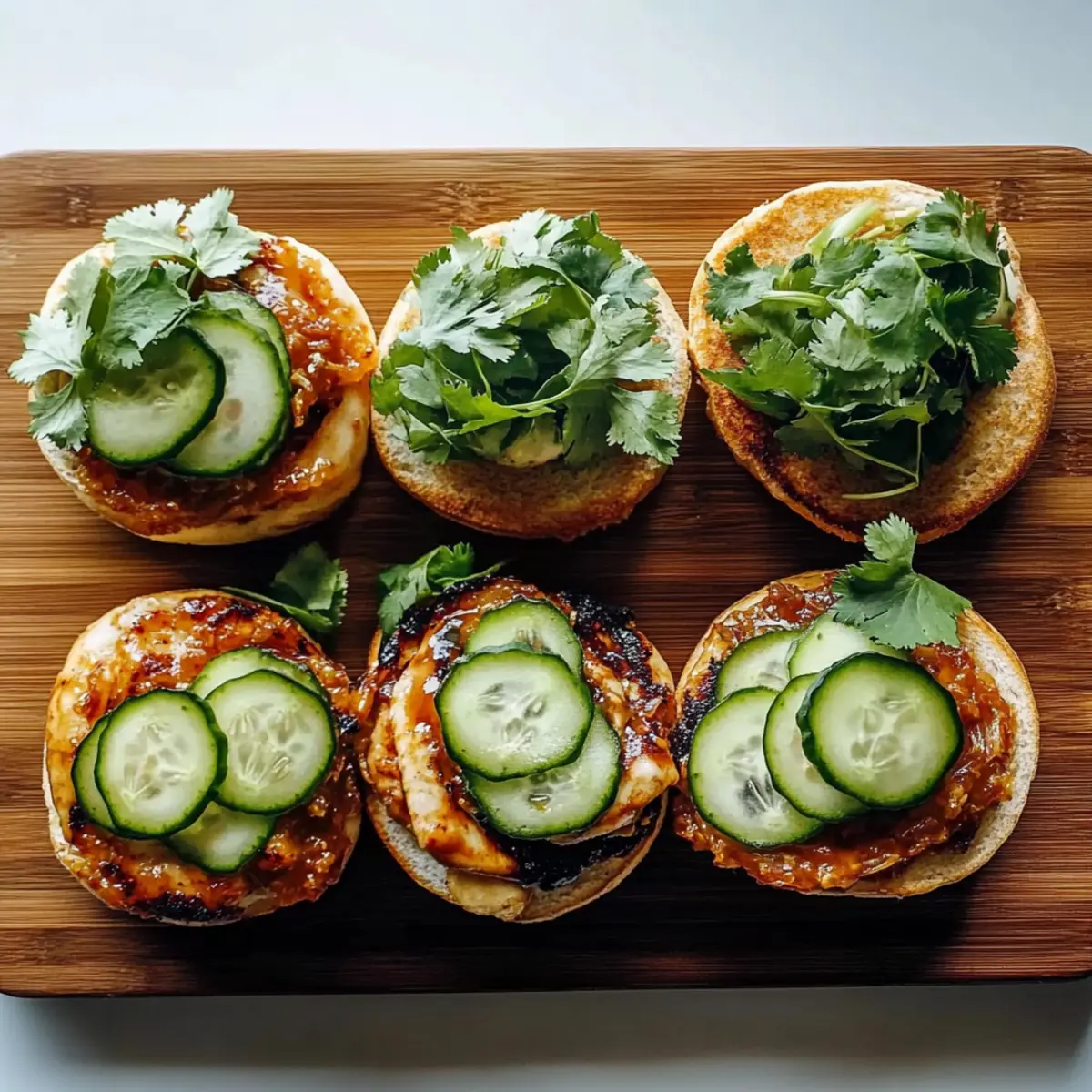Gochujang Chicken Burgers with Kimchi Bacon Jam