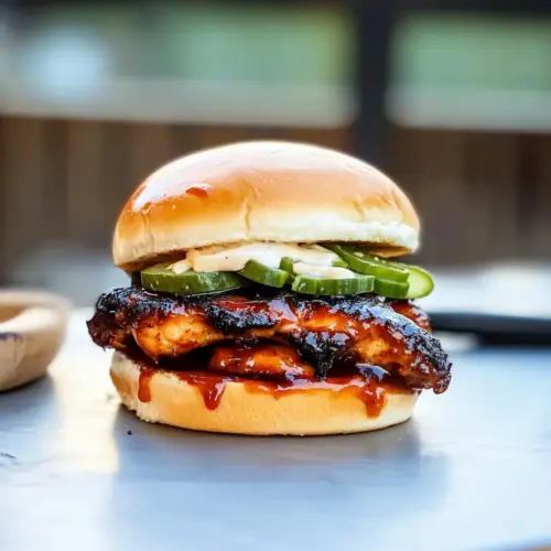 Korean BBQ Grilled Chicken Sandwich