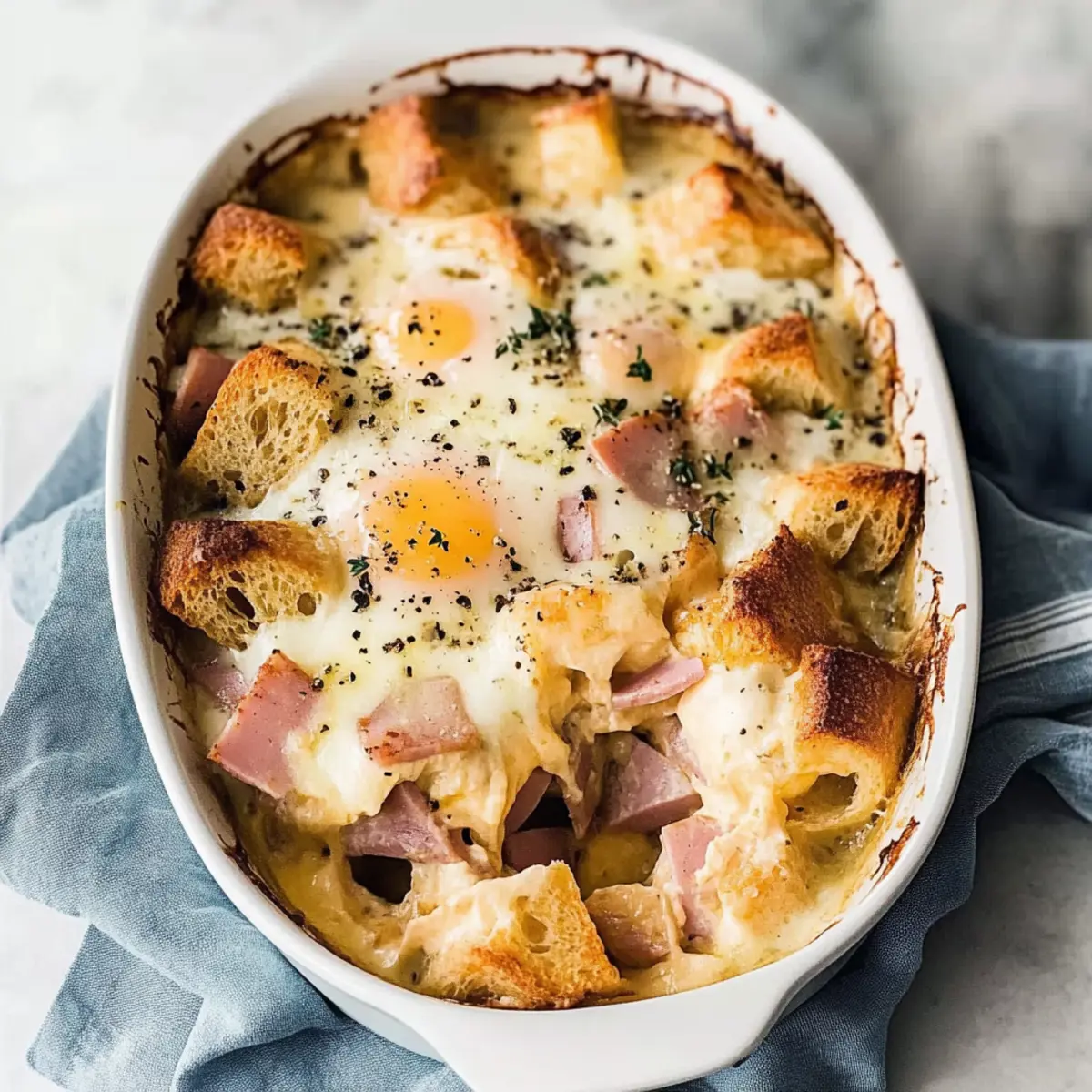 Croque Madame Breakfast Casserole