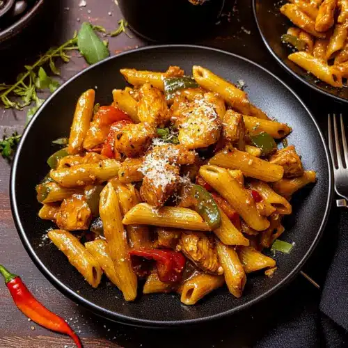 Authentic Jerk Chicken Rasta Pasta