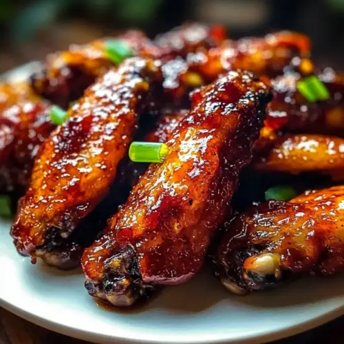 Tangy Crispy Oven-Baked Honey BBQ Chicken Wings