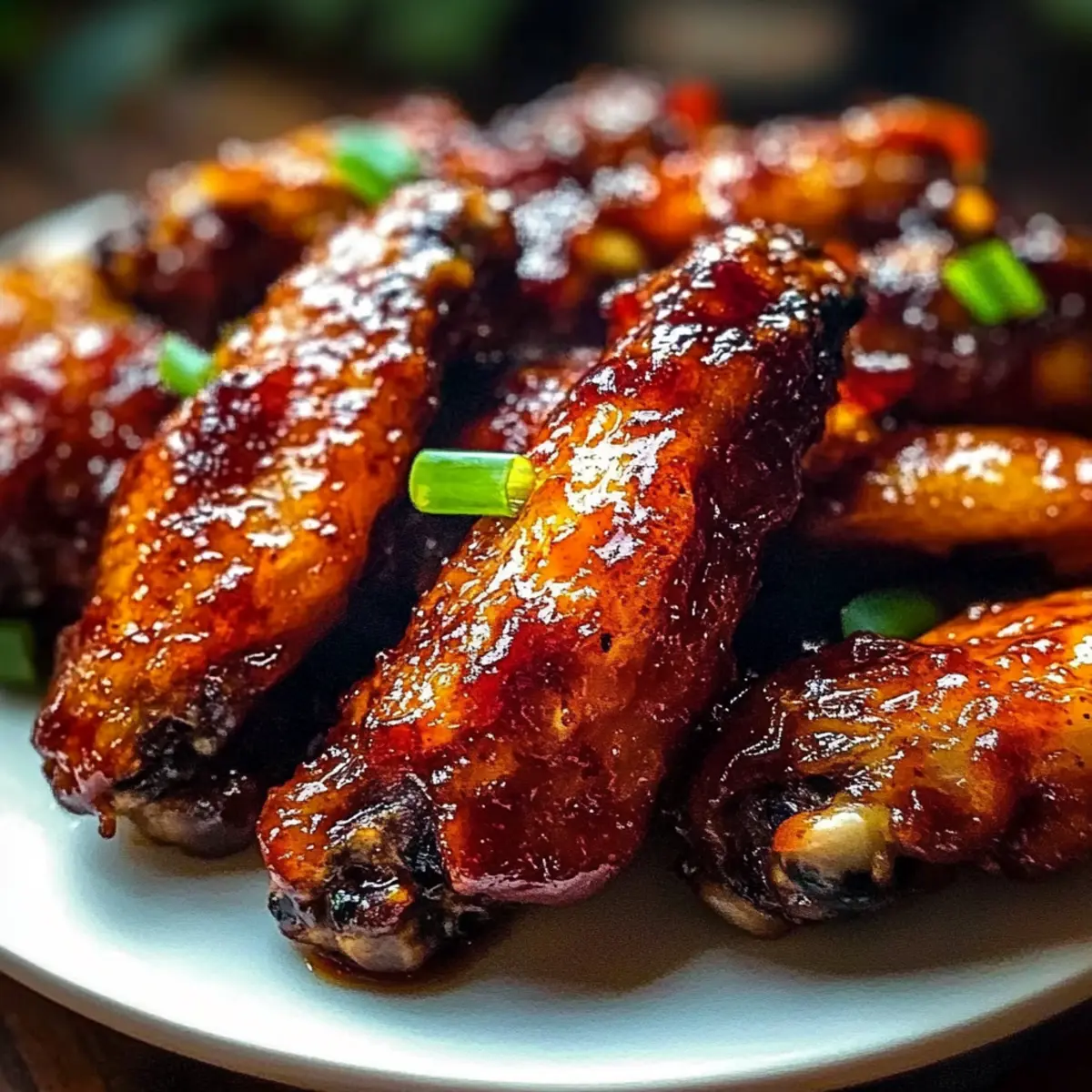 Tangy Crispy Oven-Baked Honey BBQ Chicken Wings