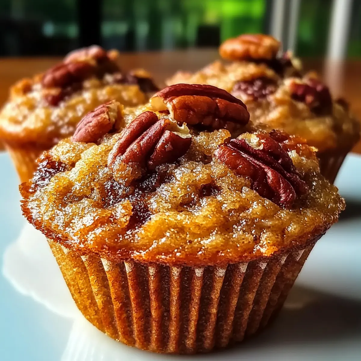 Pecan Pie Brown Sugar Muffins